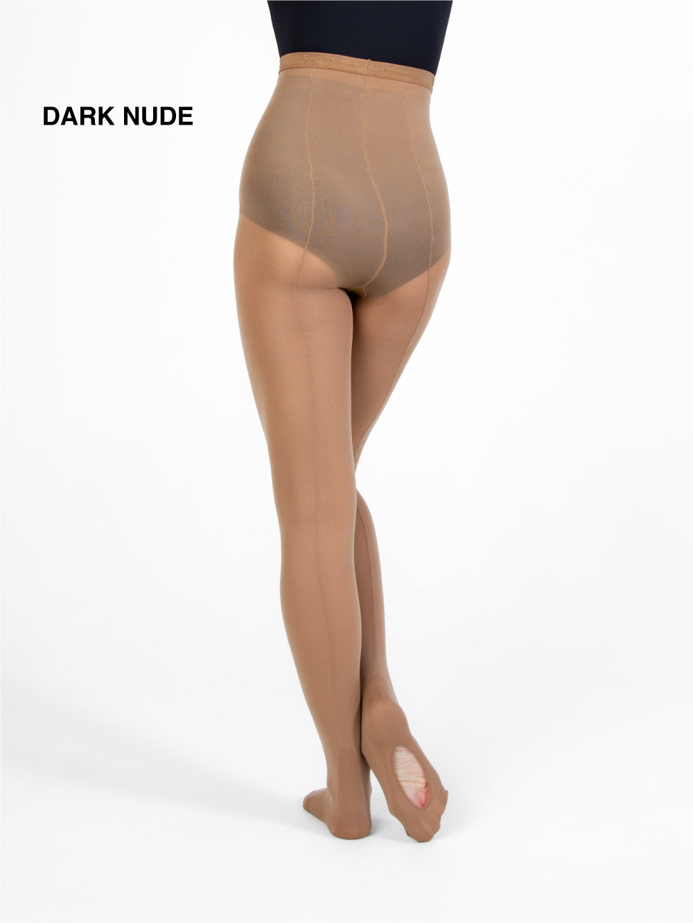 TotalSTRETCH Back Seam Regular Mesh Convertible Tights