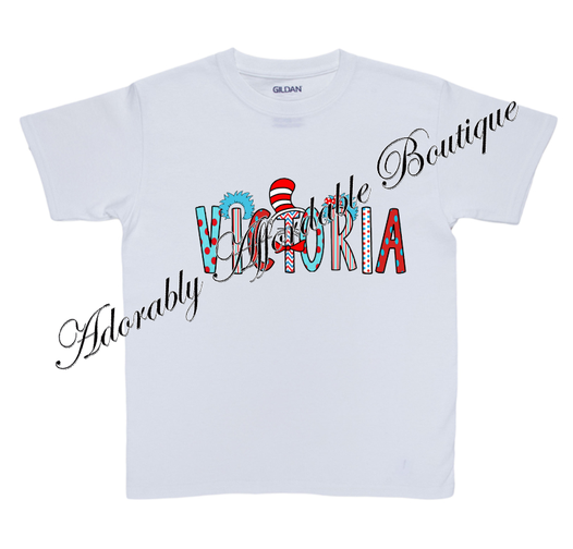 Name Seuss Long Sleeve