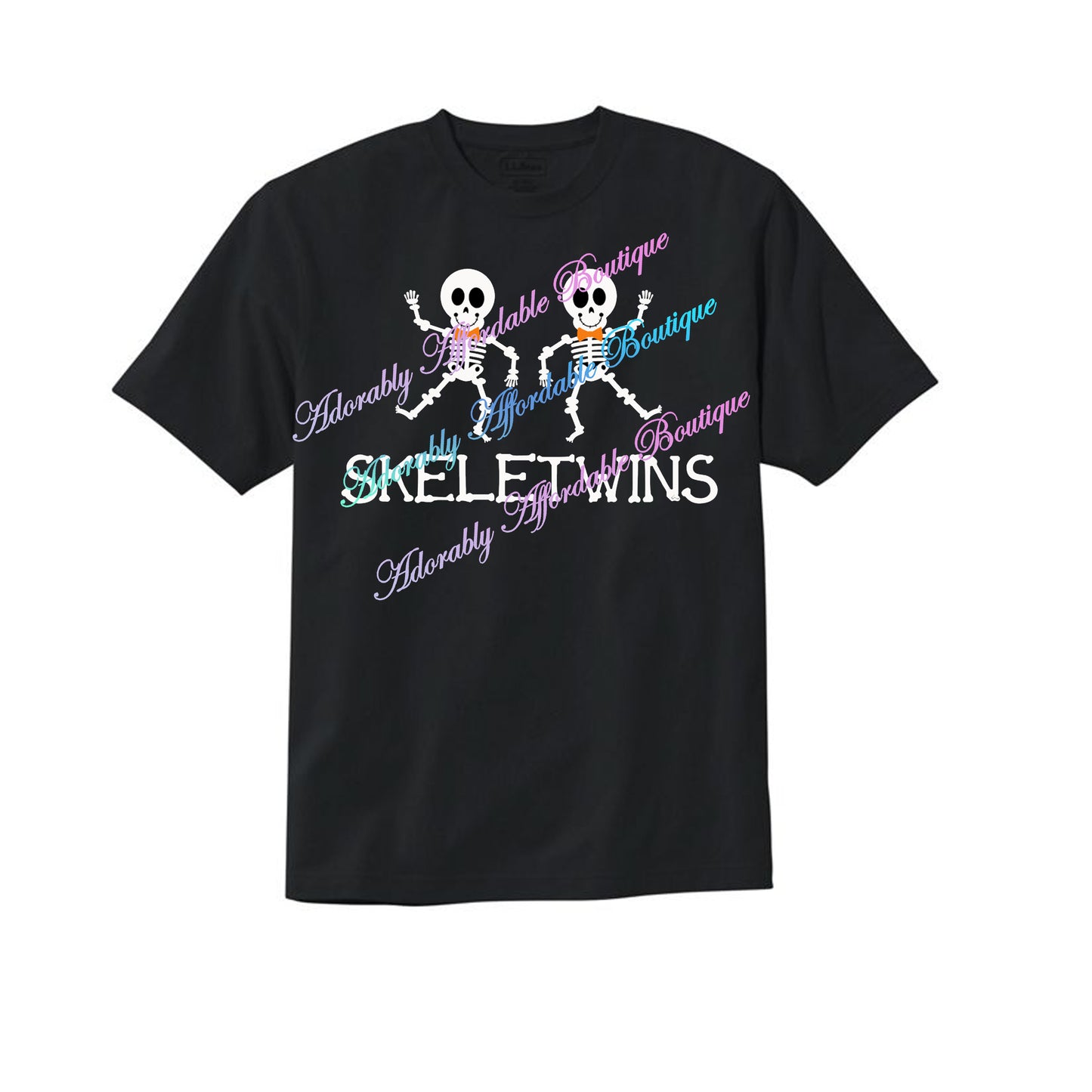 Skeletwins Bowtie & Bowtie (orange bowtie)