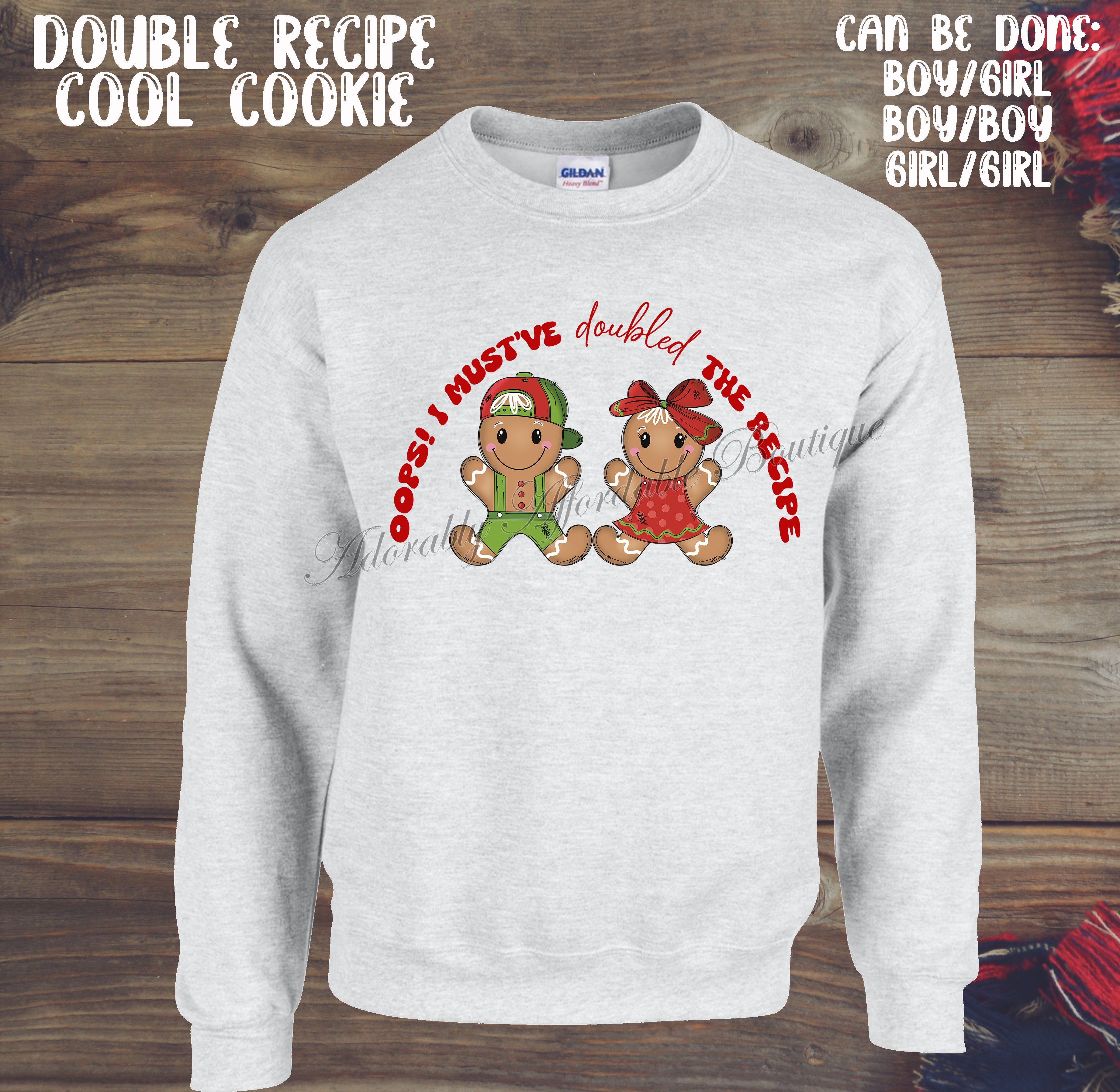 Double Recipe Cool Cookie Long Sleeve Shirt round 2