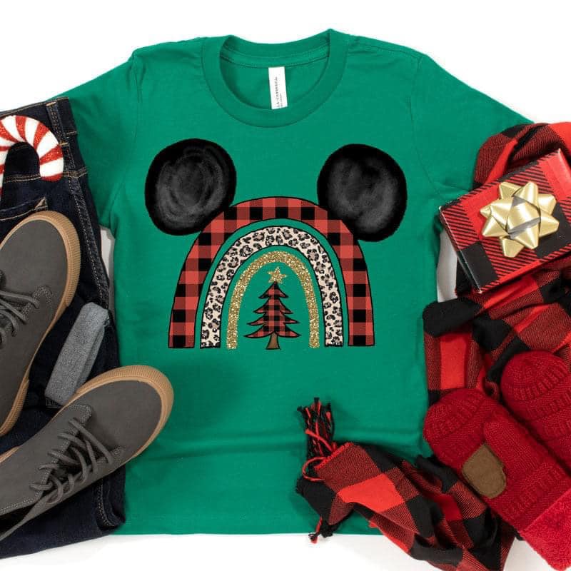 Boho Mickey Christmas Shirt~NB to Adult 5XL