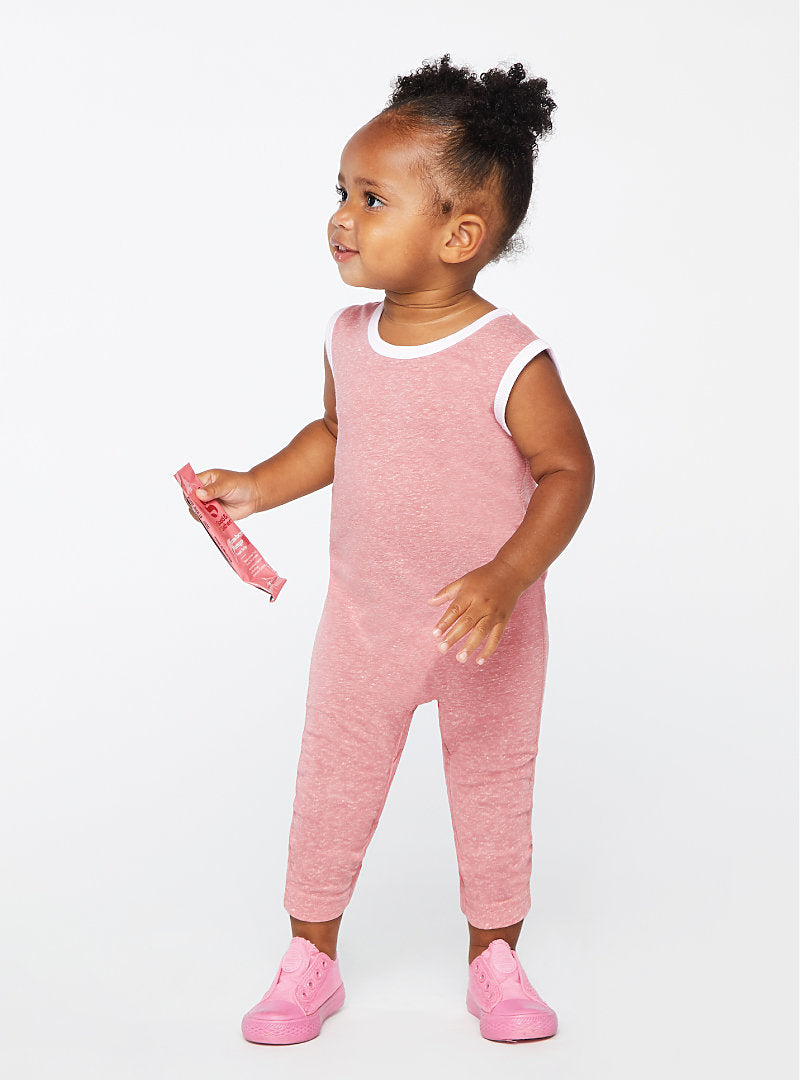 Cotton Melange Rompers (multiple colors)