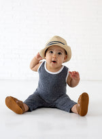 Cotton Melange Rompers (multiple colors)