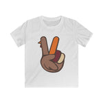 Peace Sign Turkey Youth Short Sleeve