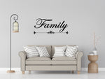 Family Wall Decal, Vinyl Wall Decal, Custom Family Decal, Family Decal, Family Decal for Wall, Home Decor, Living Room Decor