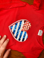 Patriotic Flip Sequin Shirt