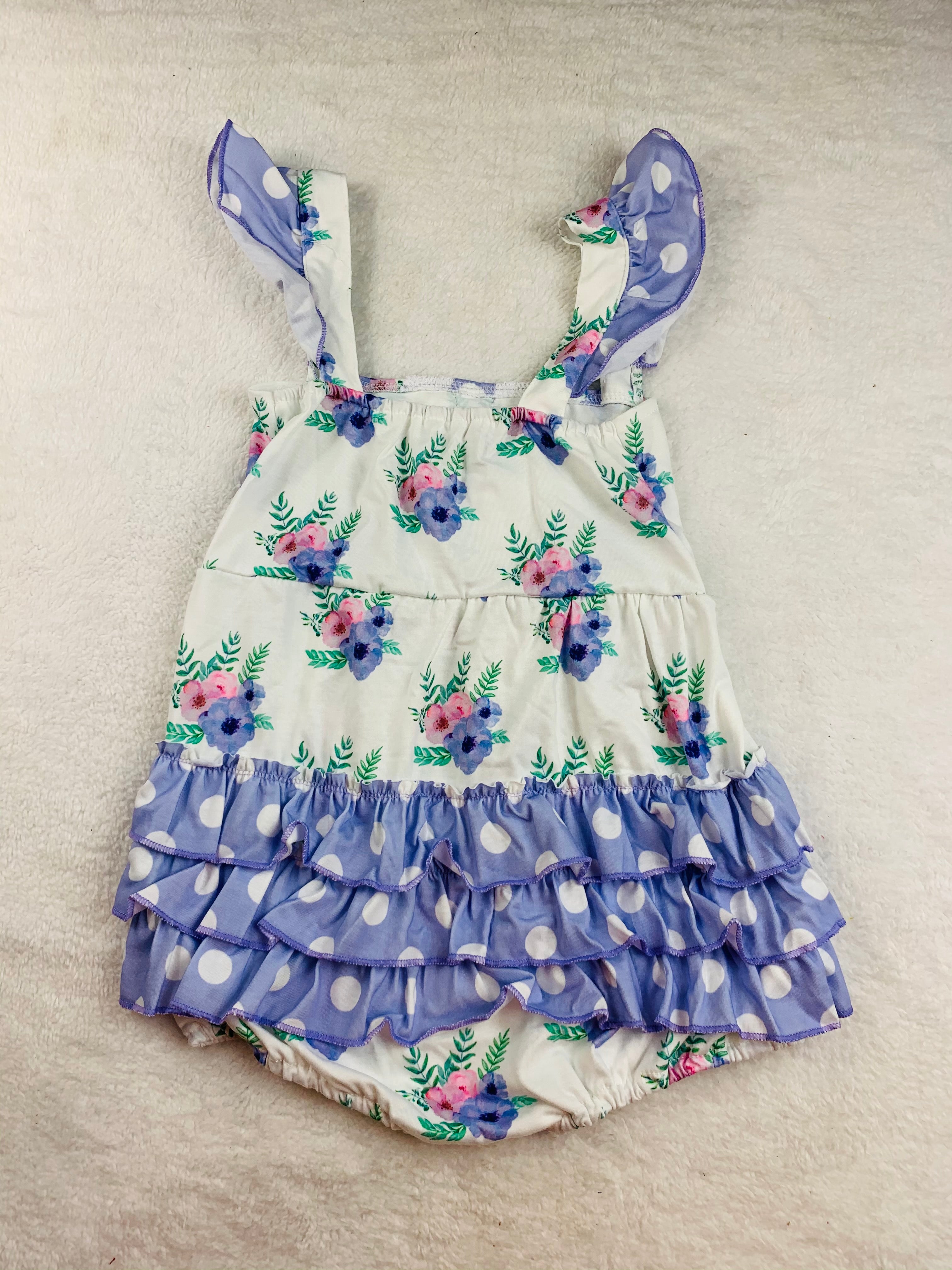 Abby Floral Bubble Romper