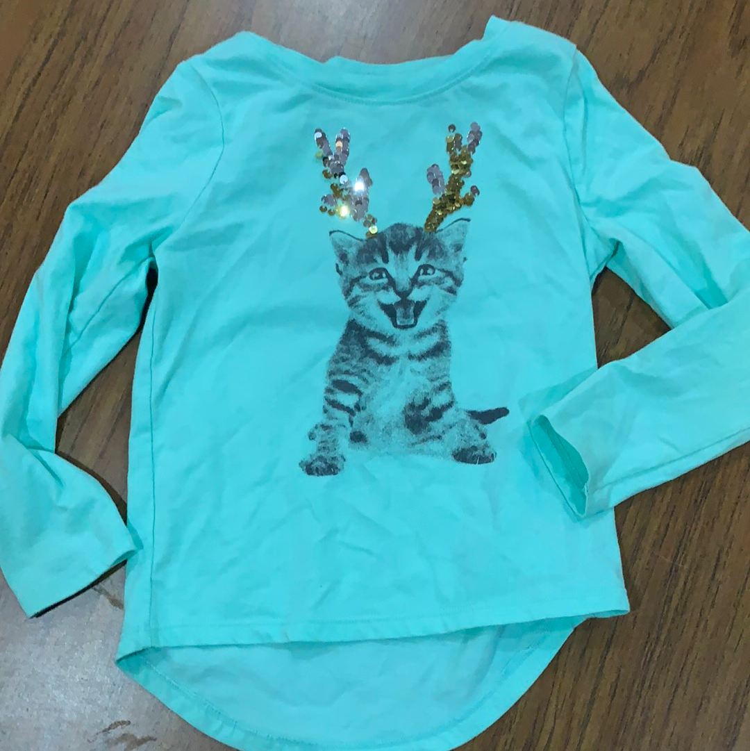 Resale cat and jack cat antler shirt 4/5