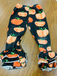 Pumpkin ruffle pants size 5