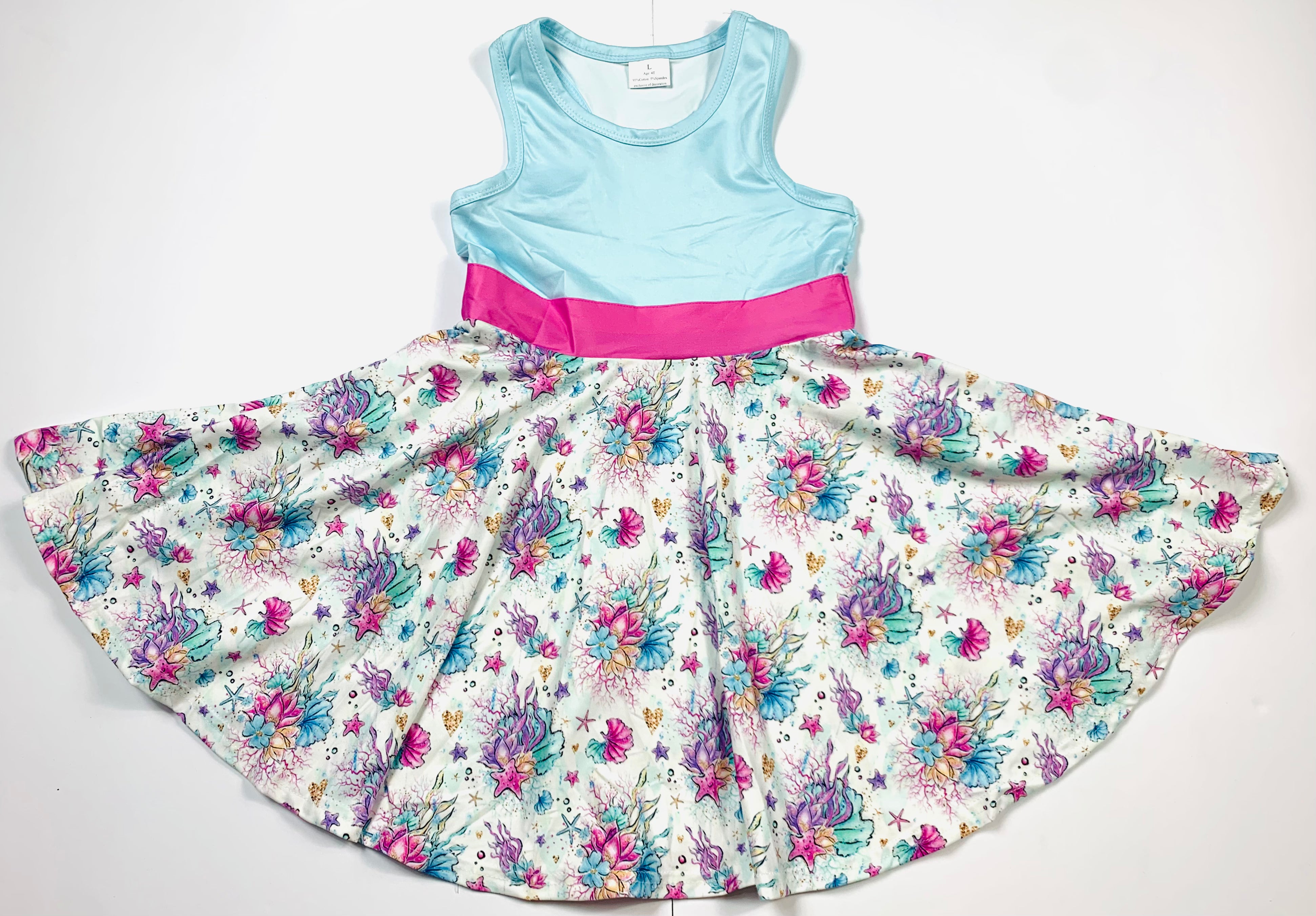 Under the Sea Dress *Summer Evening Shirt Coordinates