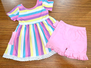 Amelia Shorts Set with Pockets