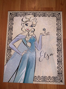 Elsa canvas picture 8x10