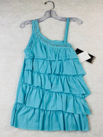 Blue or Pink strapped sequins shirt