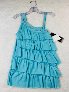 Blue or Pink strapped sequins shirt