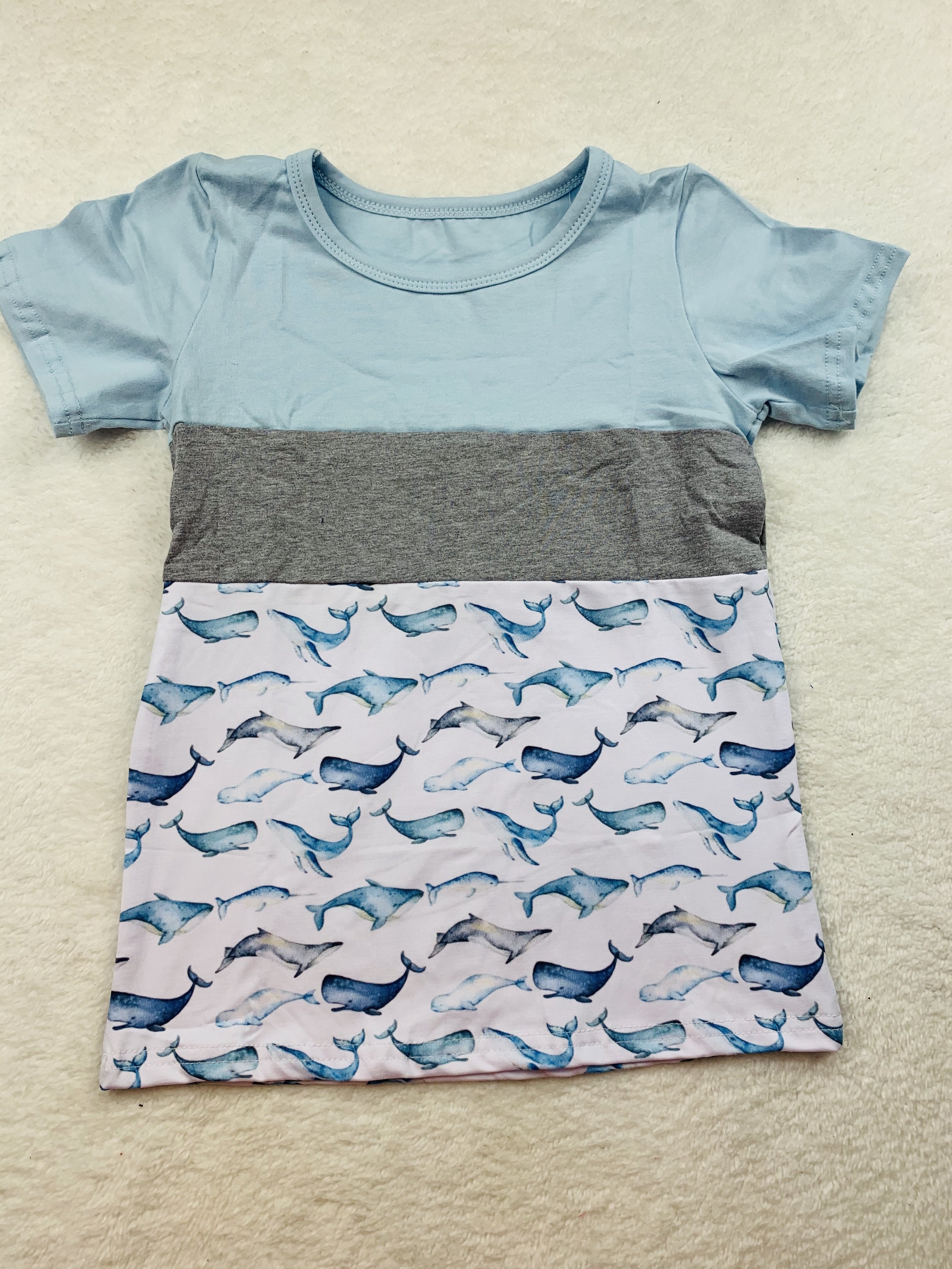 Sea Life shirt (coordinates with Merlife set/dress)