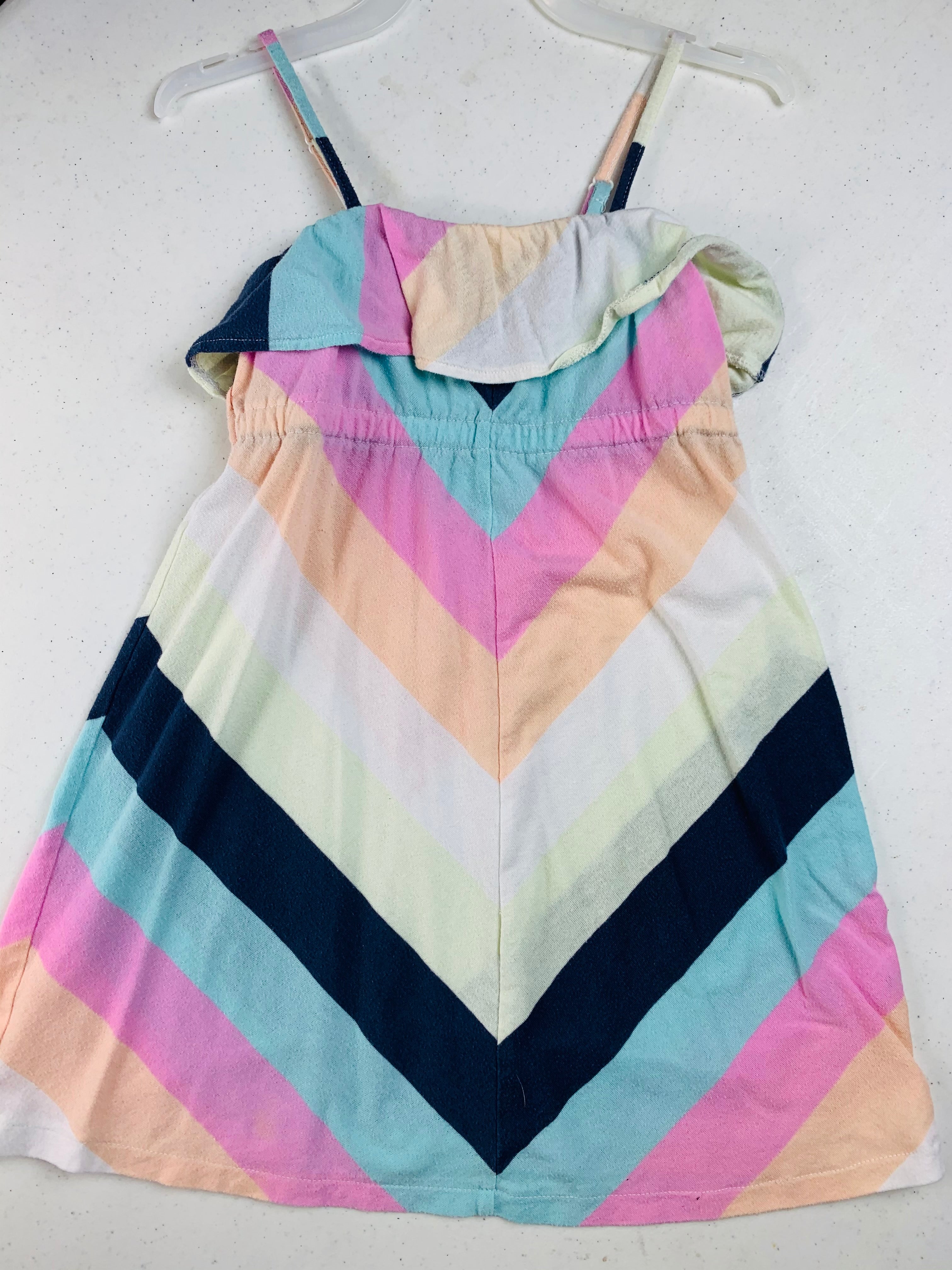 Resale hangten strip spring dress 4T 🧵