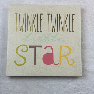 Twinkle twinkle little star canvas sign