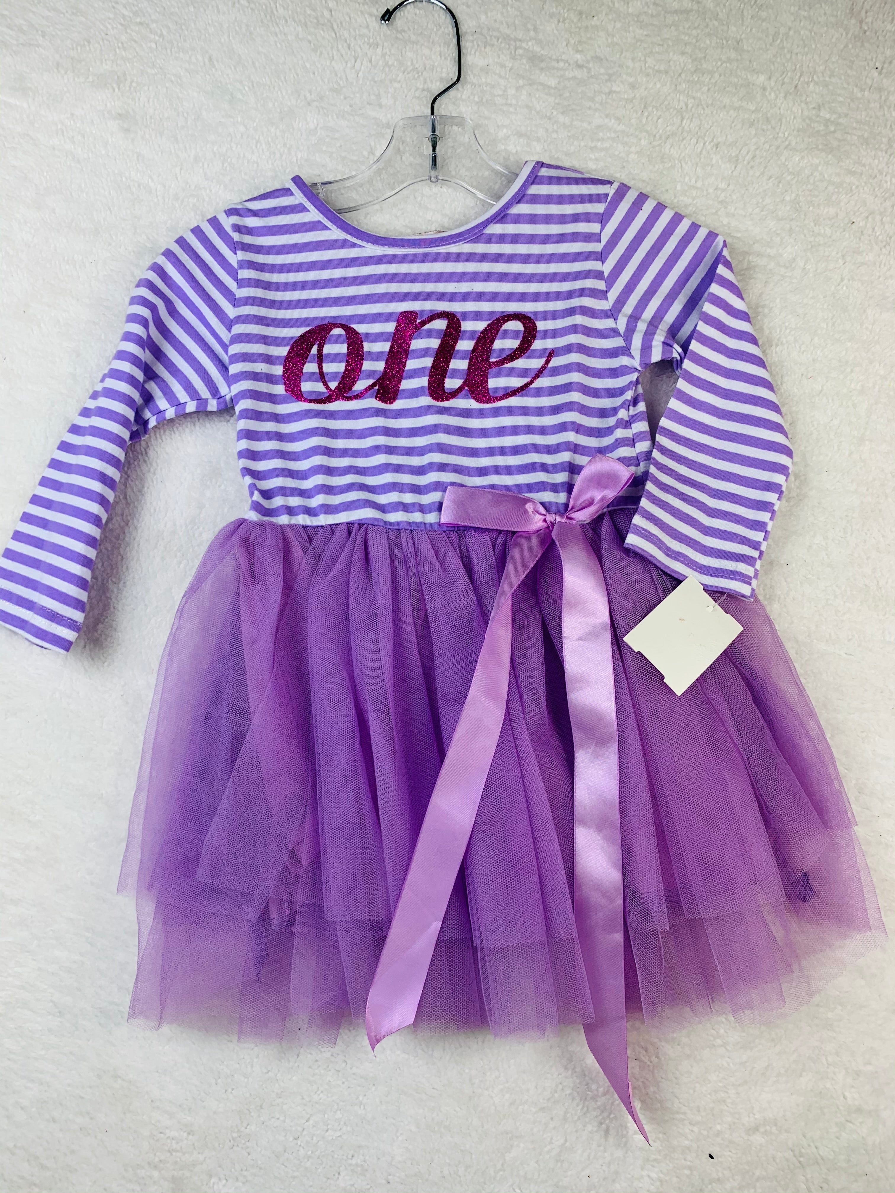 Purple or pink tutu birthday dress