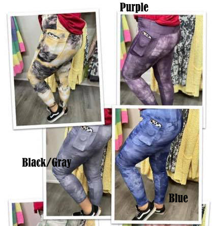 TieDye Leggings with Pockets